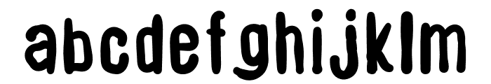 BlackHalloween Font LOWERCASE