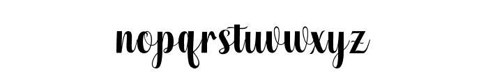 BlackHandwritten Font LOWERCASE