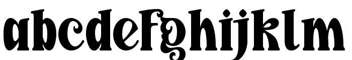 BlackHungry Font LOWERCASE