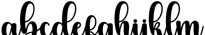 BlackHunter-Regular Font LOWERCASE