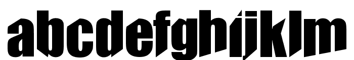 BlackMagic-Regular Font LOWERCASE