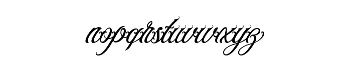BlackMajestic-Regular Font LOWERCASE