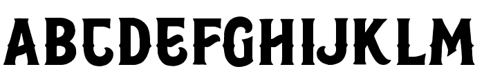 BlackNorth-Regular Font LOWERCASE