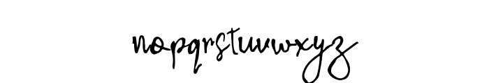 BlackOrWhite Font LOWERCASE