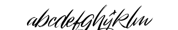 BlackPassion Font LOWERCASE