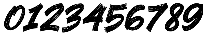BlackRocker-Italic Font OTHER CHARS