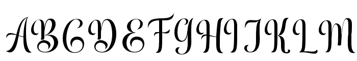 BlackSalmonCondensed Font UPPERCASE