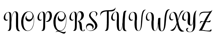 BlackSalmonCondensed Font UPPERCASE