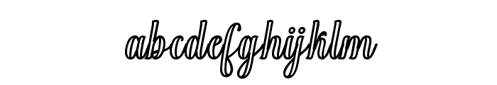 BlackSalmonOutlineBoldSlant FONT