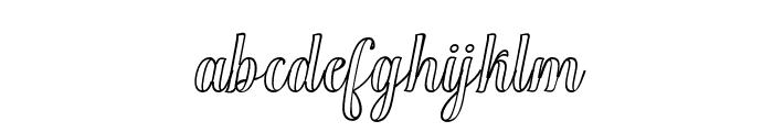 BlackSalmonOutlineSlant FONT