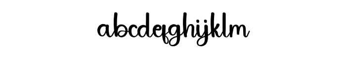 BlackSignature Font LOWERCASE