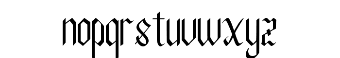 BlackStock-Regular Font LOWERCASE