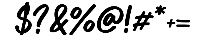BlackWhite-Regular Font OTHER CHARS