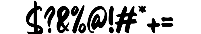 Blackbill Font OTHER CHARS