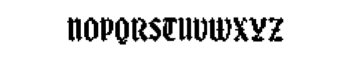 Blackbit Font UPPERCASE