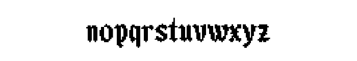 Blackbit Font LOWERCASE