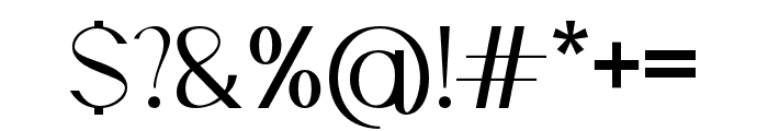 Blackduff-Regular Font OTHER CHARS
