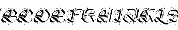 Blacker Spirit Italic Font UPPERCASE