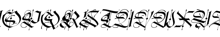 Blacker Spirit Italic Font UPPERCASE