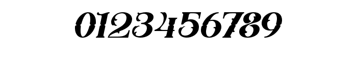 BlackerGothic-Italic Font OTHER CHARS
