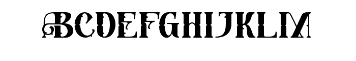 BlackerGothic Font LOWERCASE