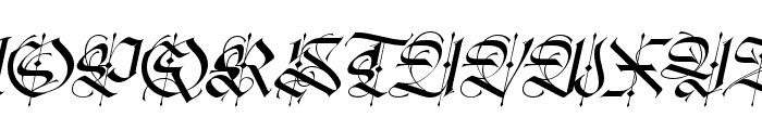 BlackerSpirit-Italic Font UPPERCASE
