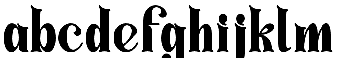 Blacket Font LOWERCASE