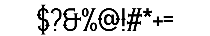 Blackforge Font OTHER CHARS