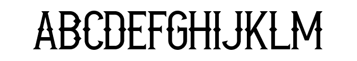 Blackforge Font UPPERCASE