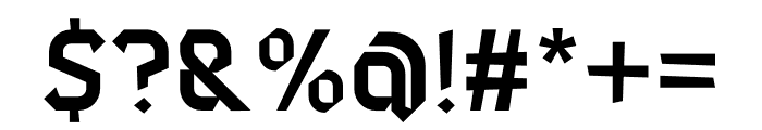 Blackhead Font OTHER CHARS