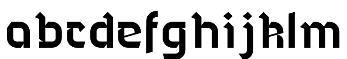 Blackhead Font LOWERCASE