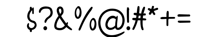 Blackhota Font OTHER CHARS