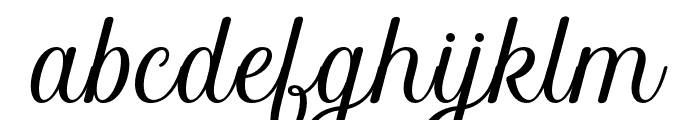 Blackine-Regular Font LOWERCASE