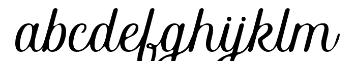 BlackineRound-Regular Font LOWERCASE