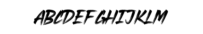 Blackish Font LOWERCASE