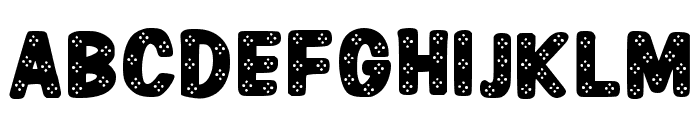 Blackjunior Regular Font UPPERCASE