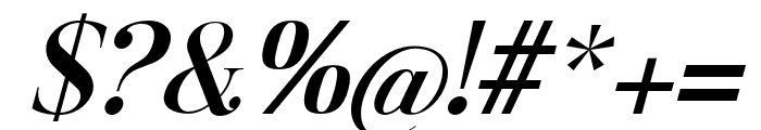 Blackline Gothic Italic ExBd It Font OTHER CHARS