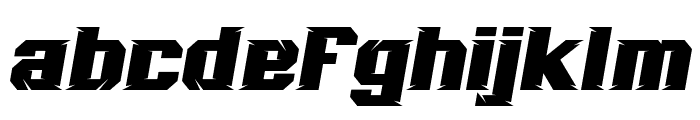 Blackrumble-Regular Font LOWERCASE