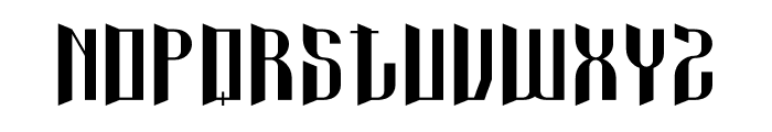 Blacks Metalan Font LOWERCASE