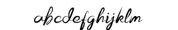 Blackscript Font LOWERCASE