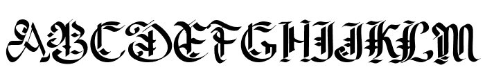 Blackseed Regular Font UPPERCASE