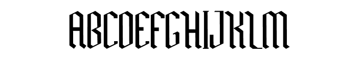 Blacksetter Font UPPERCASE