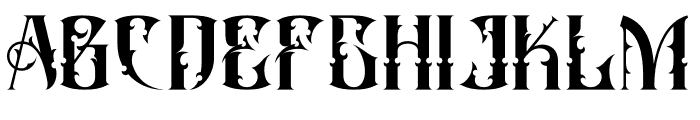 Blacksiny Font LOWERCASE