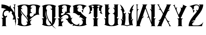 Blacksiny Font LOWERCASE