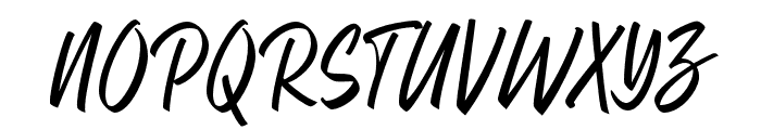 Blackson-Regular Font UPPERCASE