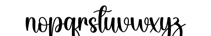 Blackstore Font LOWERCASE