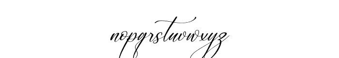 Blacksttam Italic Font LOWERCASE