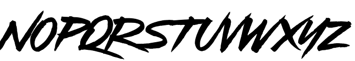 Blacksver Regular Font UPPERCASE