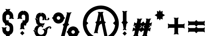 Blacktail Regular Font OTHER CHARS