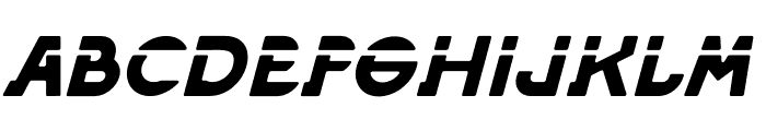 Blacktech Font UPPERCASE